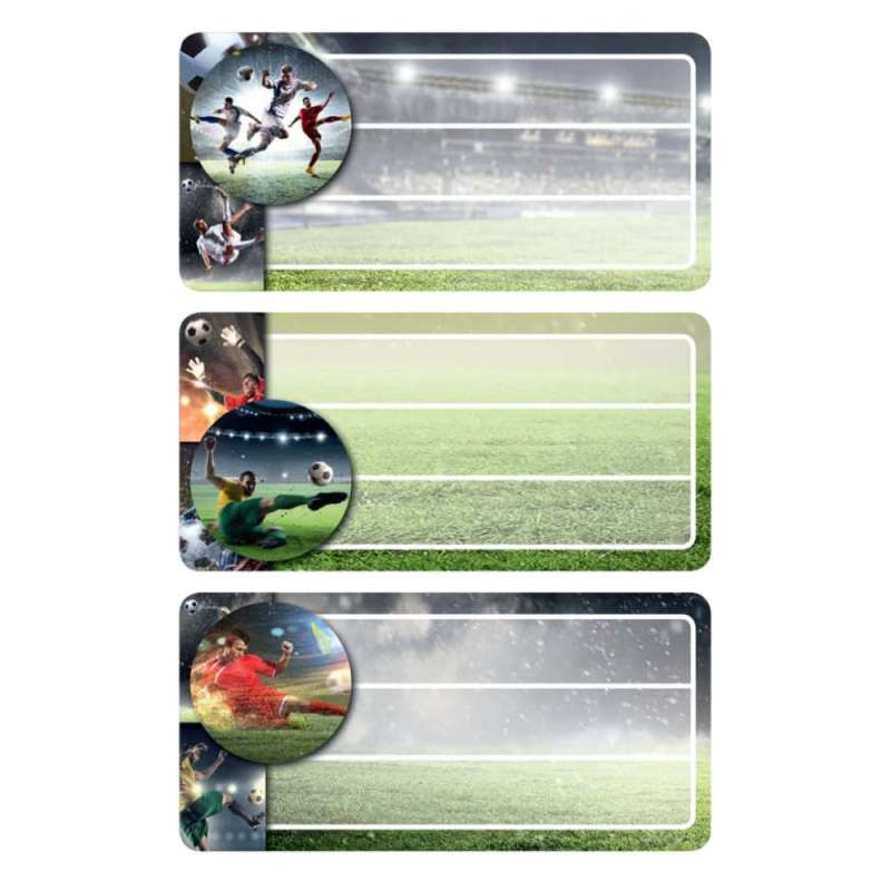 HERMA Heftschild-Etiketten verschiedene Motive Fußball