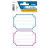 HERMA Heftschild-Etiketten verschiedene Motive blauer und roter Rand