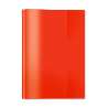 HERMA Heftumschlag Plastik A4, A5 und A6 A5 rot-transparent