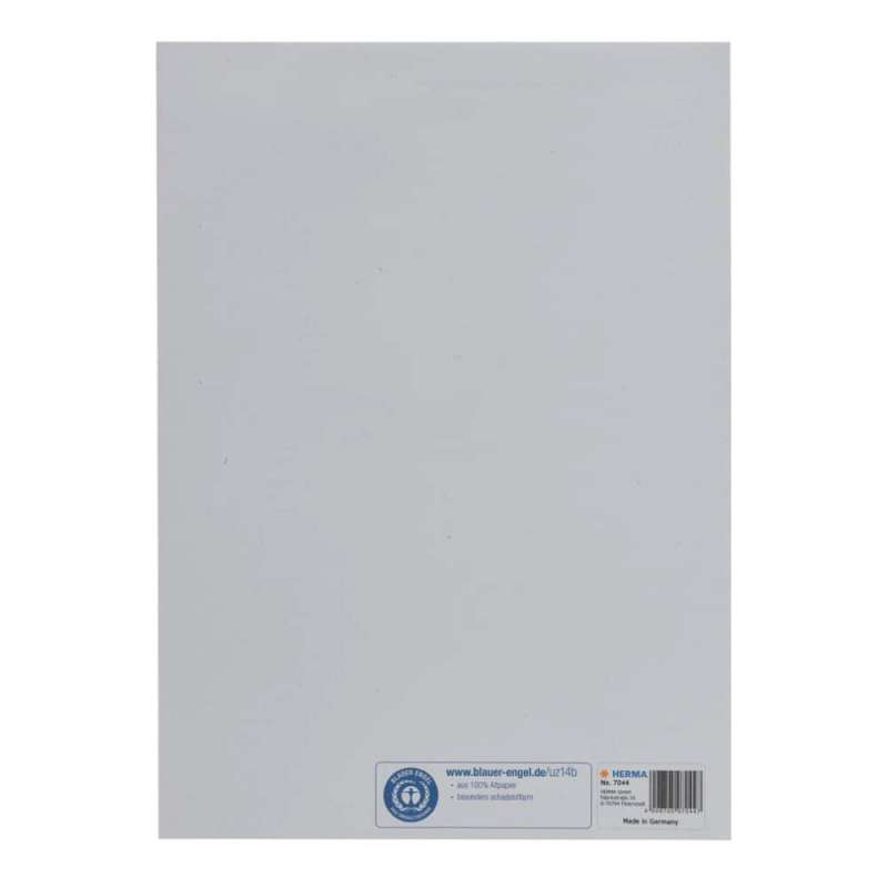 HERMA Heftumschlag Papier A4 und A5 weiß A4 hinten