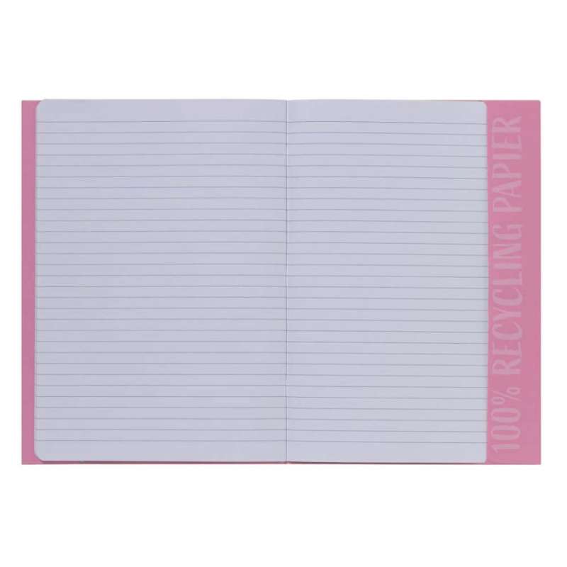 HERMA Heftumschlag Papier A4 und A5 rosa A4 offen