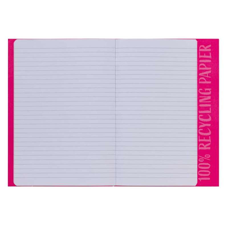 HERMA Heftumschlag Papier A4 und A5 pink A4 offen