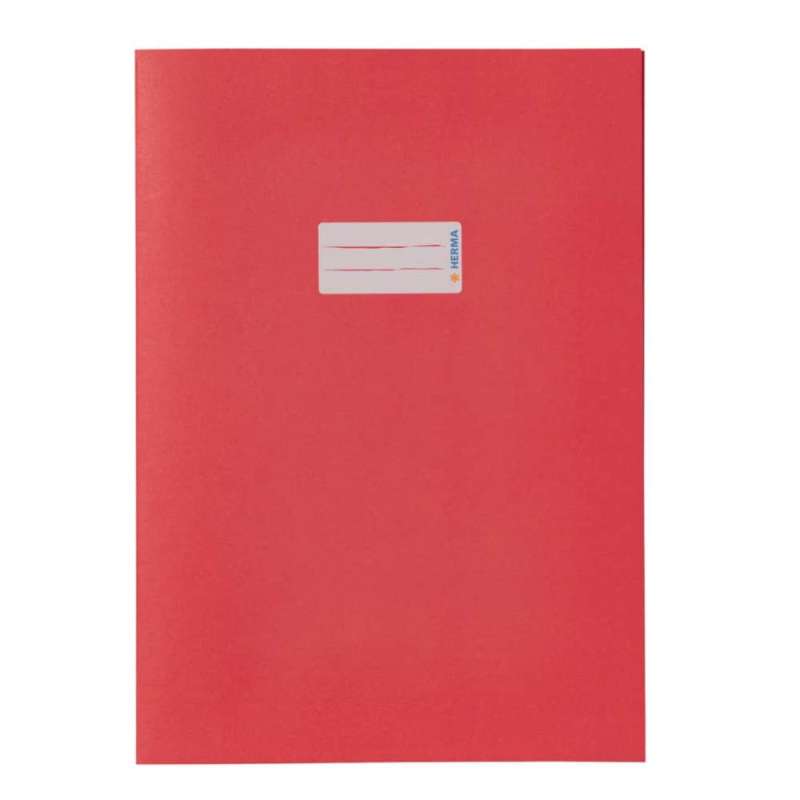 HERMA Heftumschlag Papier A4 und A5 dunkelrot A4