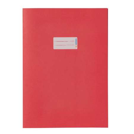 HERMA Heftumschlag Papier A4 und A5 dunkelrot A4