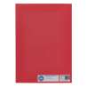 HERMA Heftumschlag Papier A4 und A5 dunkelrot A4 hinten