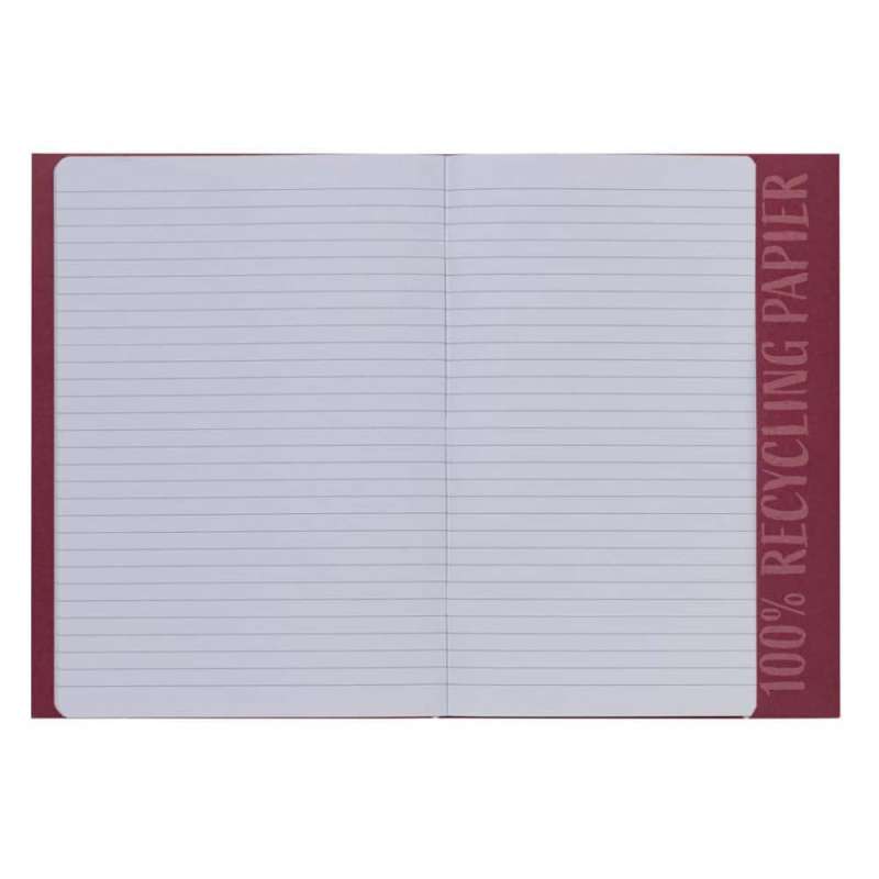 HERMA Heftumschlag Papier A4 und A5 kirschrot A4 offen