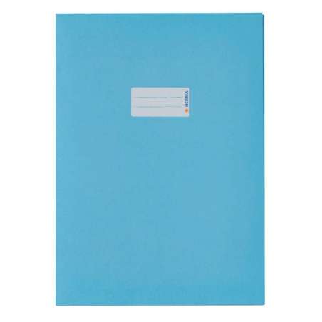 HERMA Heftumschlag Papier A4 und A5 hellblau A4