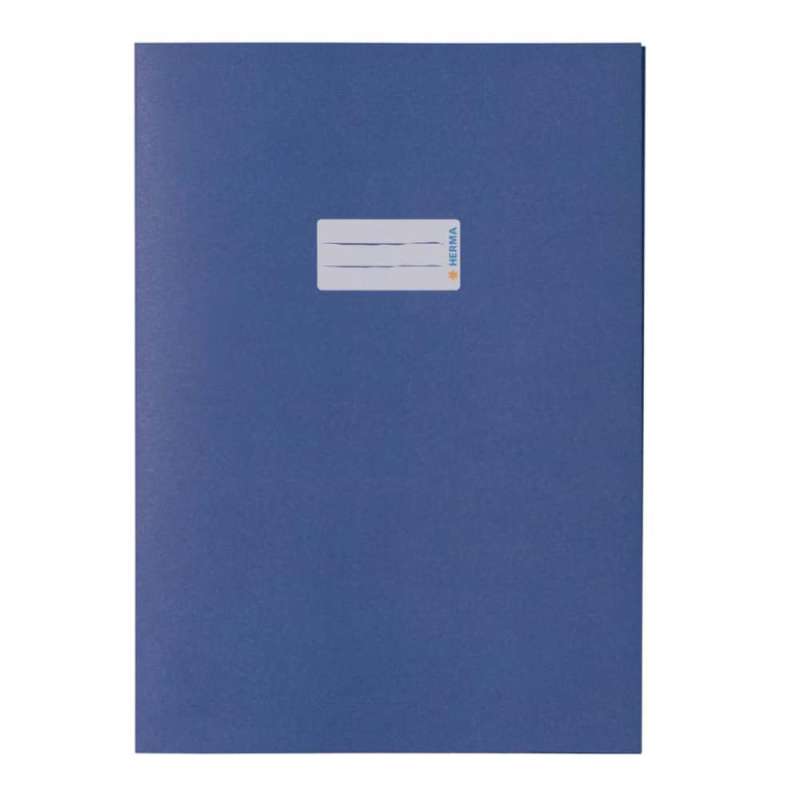 HERMA Heftumschlag Papier A4 und A5 dunkelblau A4