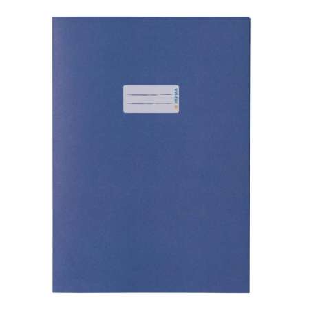 HERMA Heftumschlag Papier A4 und A5 dunkelblau A4