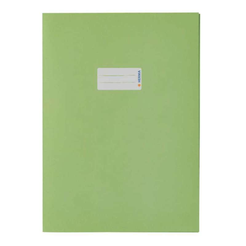 HERMA Heftumschlag Papier A4 und A5 grasgrün A4