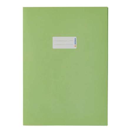 HERMA Heftumschlag Papier A4 und A5 grasgrün A4