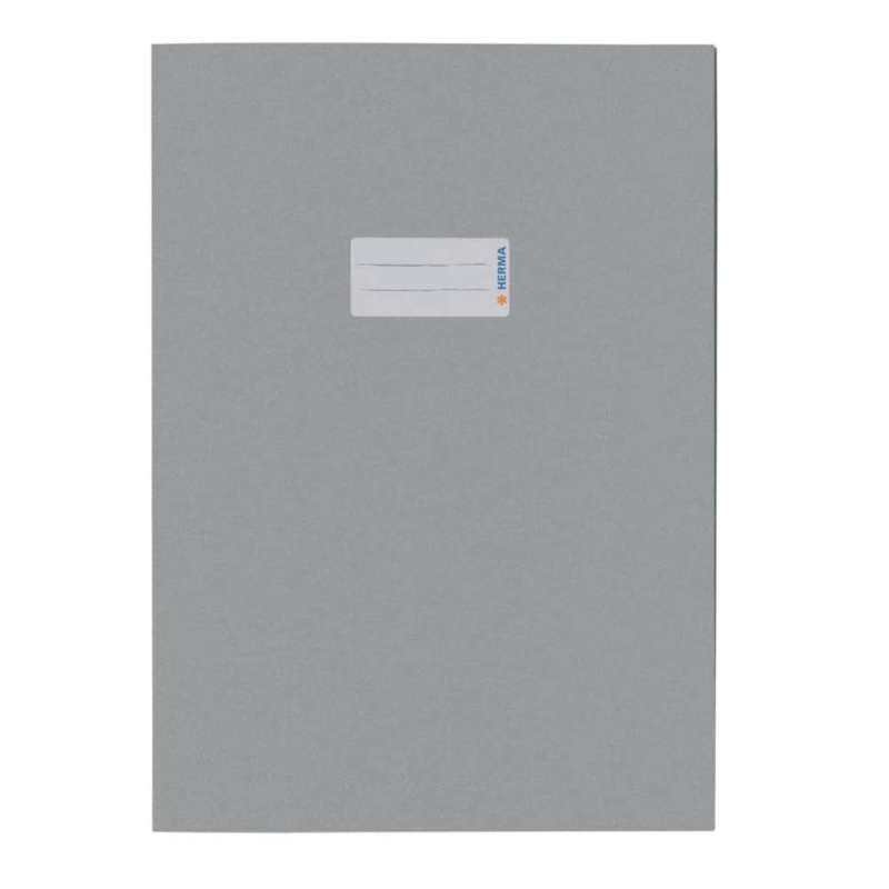HERMA Heftumschlag Papier A4 und A5 grau A4