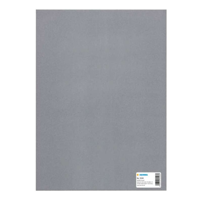 HERMA Heftumschlag Papier A4 und A5 grau A4 hinten