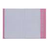 HERMA Heftumschlag Papier A4 und A5 rosa A5 offen