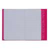 HERMA Heftumschlag Papier A4 und A5 pink A5 offen