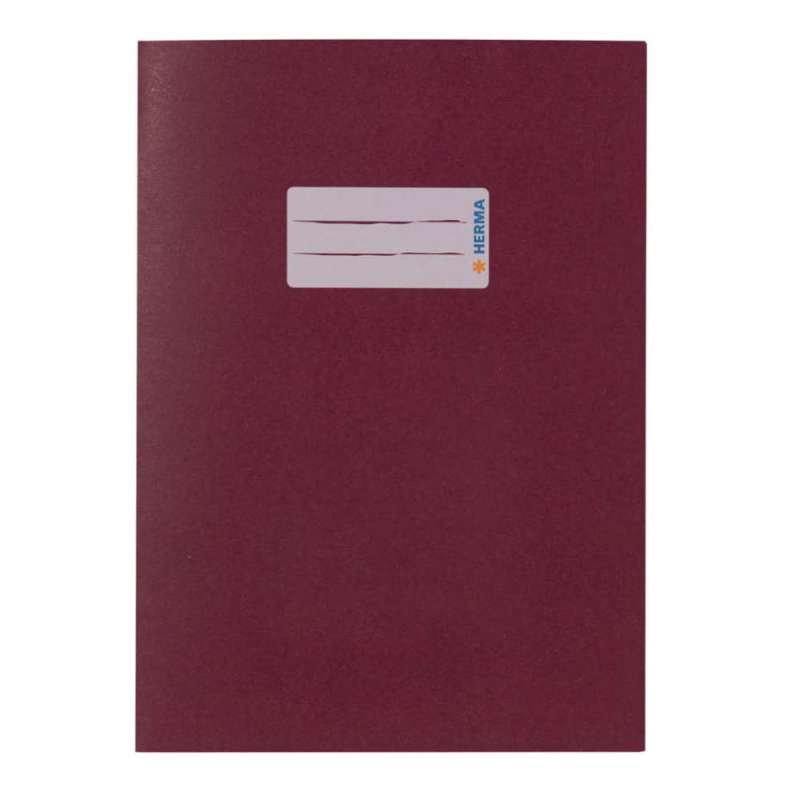 HERMA Heftumschlag Papier A4 und A5 kirschrot A5