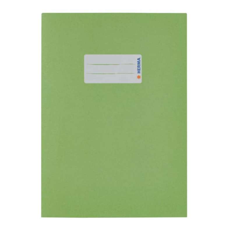 HERMA Heftumschlag Papier A4 und A5 grasgrün A5