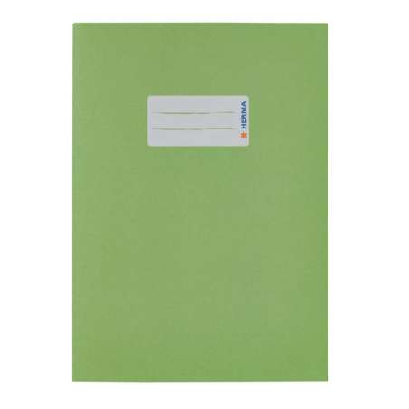 HERMA Heftumschlag Papier A4 und A5 grasgrün A5