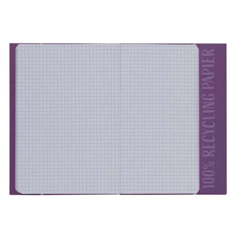 HERMA Heftumschlag Papier A4 und A5 violett A5 offen
