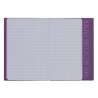 HERMA Heftumschlag Papier A4 und A5 violett A5 offen