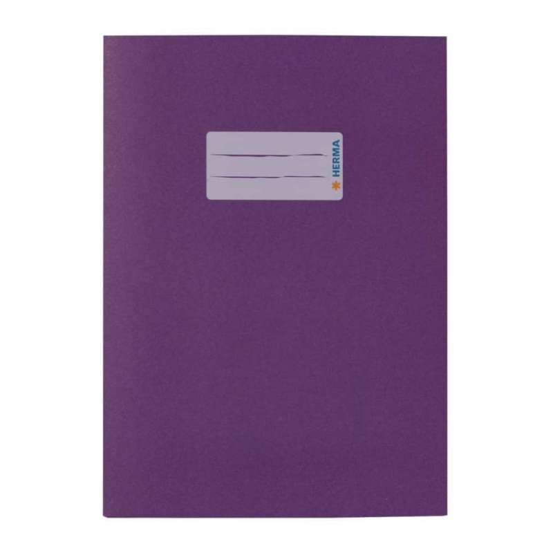 HERMA Heftumschlag Papier A4 und A5 violett A5