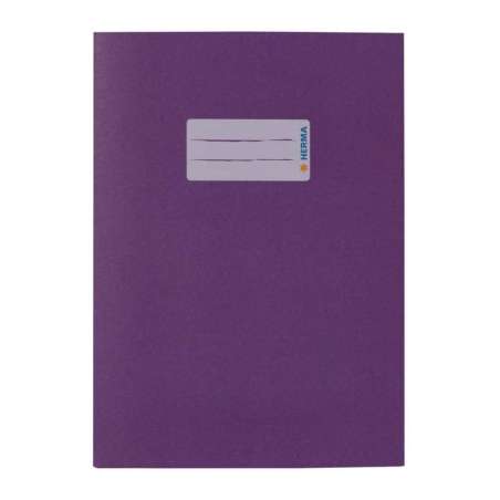 HERMA Heftumschlag Papier A4 und A5 violett A5