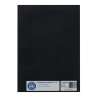 HERMA Heftumschlag Papier A4 und A5 schwarz A5 hinten