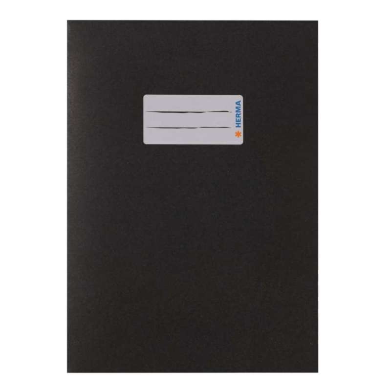 HERMA Heftumschlag Papier A4 und A5 schwarz A5