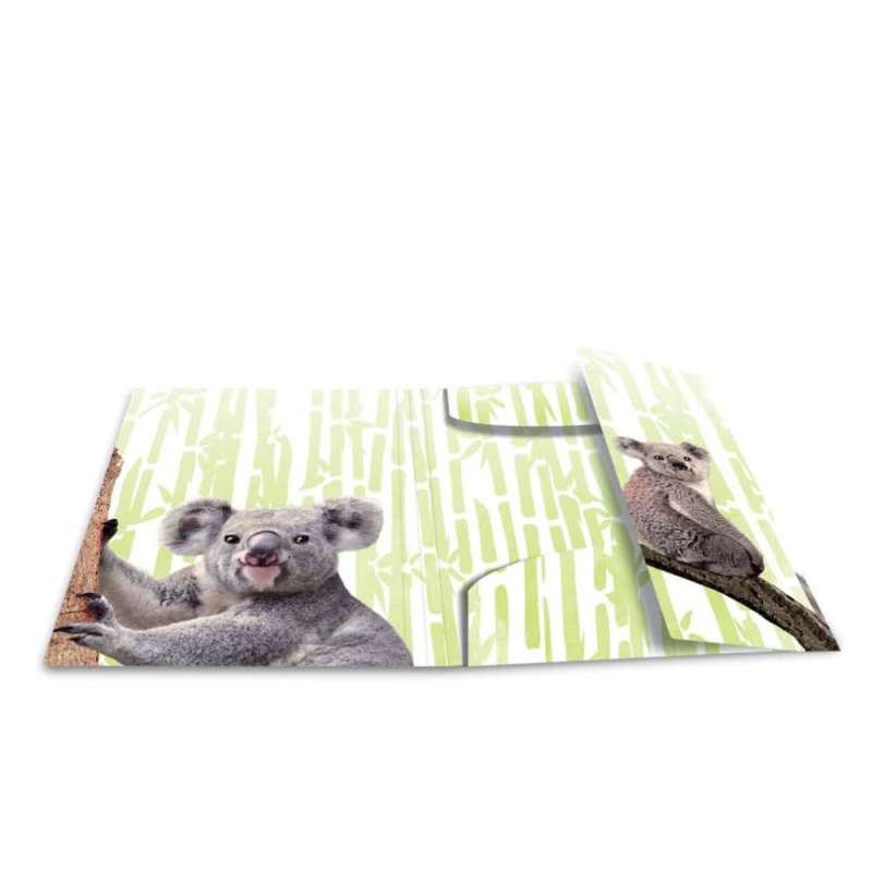 HERMA Sammelmappe A3 mit Motiven exotische Tiere innen