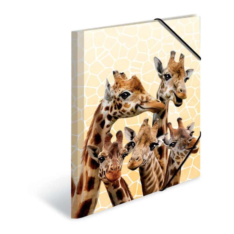 HERMA Sammelmappe A3 mit Motiven Giraffenfreunde rechts
