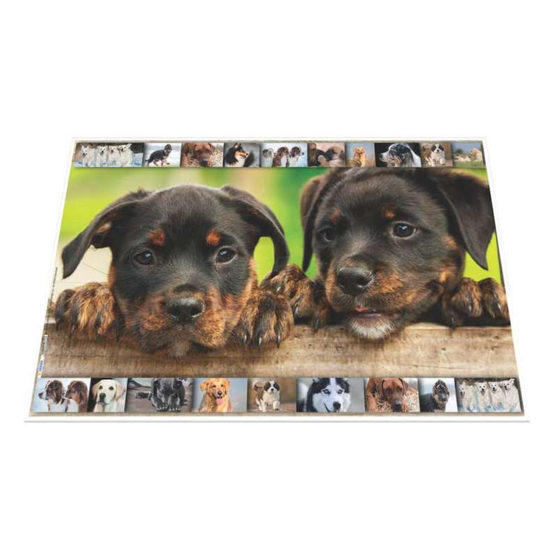 HERMA Schreibunterlage aus Karton mit Motiven Hunde