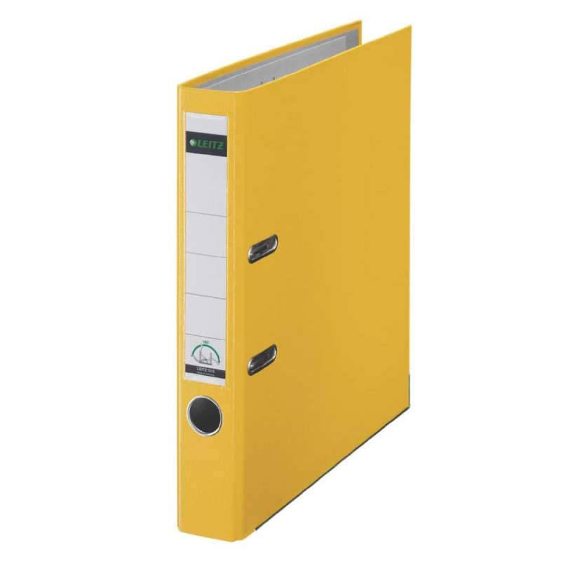 LEITZ 1010 Ordner DIN A4 gelb 5,0 cm