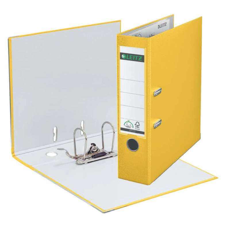 LEITZ 1010 Ordner DIN A4 gelb 8,0 cm