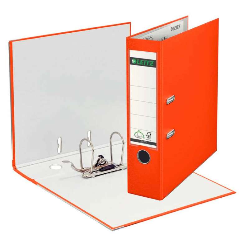 LEITZ 1010 Ordner DIN A4 orange 8,0 cm innen