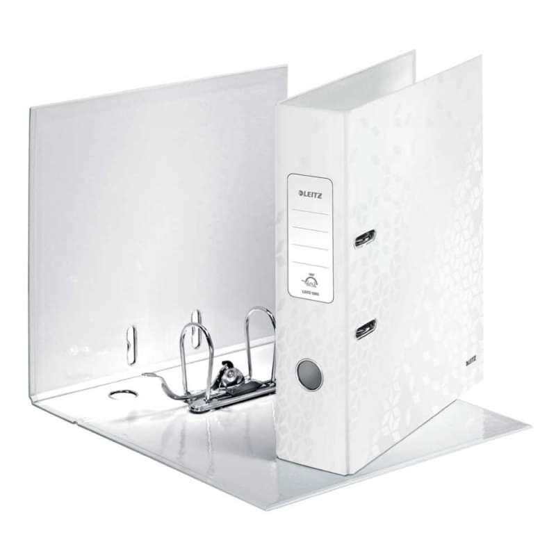LEITZ Active Ordner A4 Wow 8,0 cm neonweiß