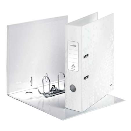 LEITZ Active Ordner A4 Wow 8,0 cm neonweiß