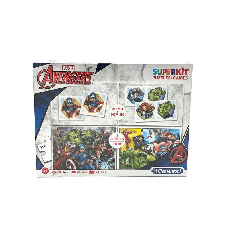 CLEMENTONI Puzzle -"Marvel Avengers" 2 Puzzle 30 Teile Vorderseite