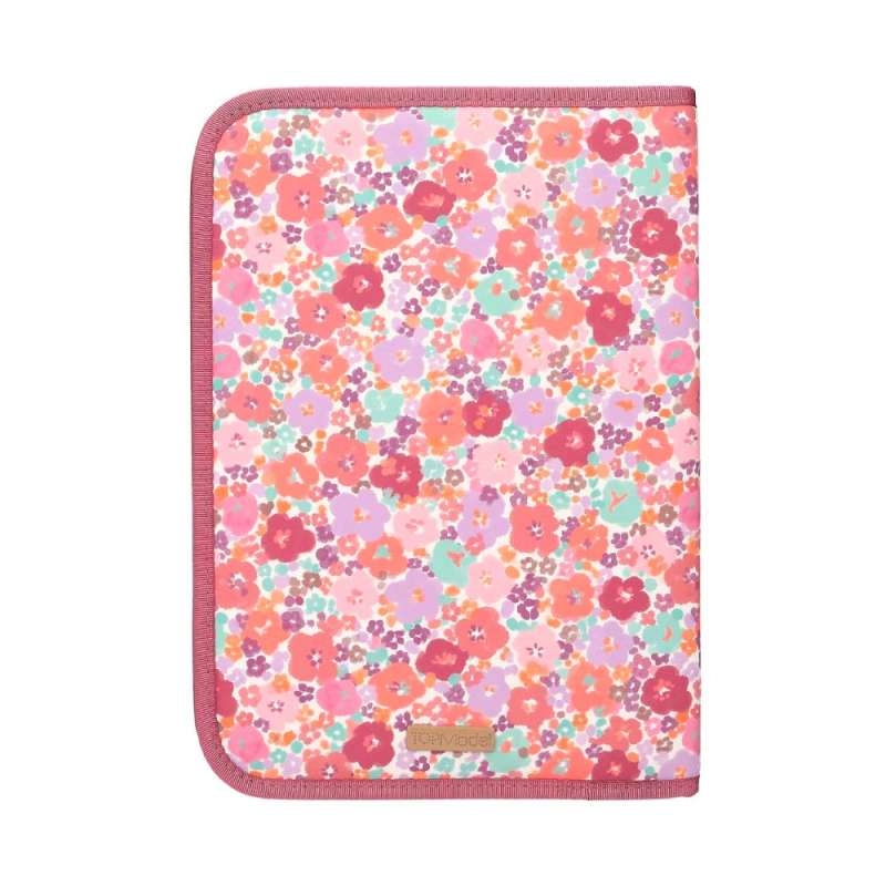 TOPModel Große Federtasche FLORAL - Rückseite