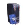 TOPModel 3 Fach Federtasche LED WOLF - seitlich