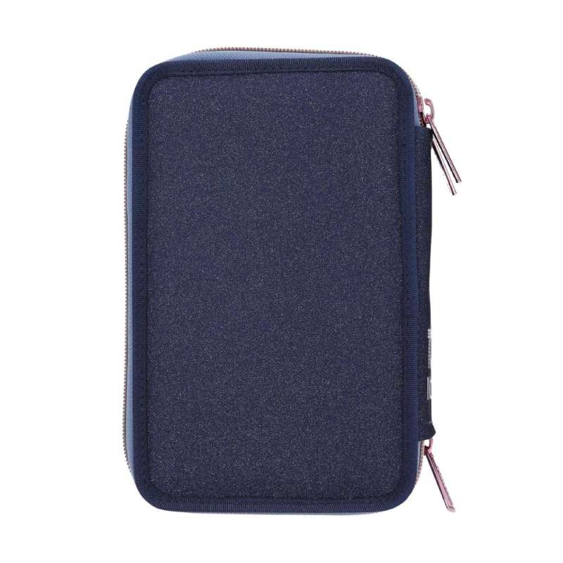 TOPModel 3 Fach Federtasche LED WOLF - hinten