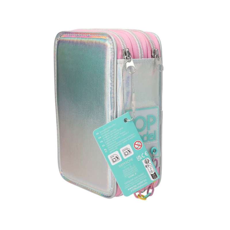 TOPModel 3 Fach Federtasche ELECTRIC - hinten
