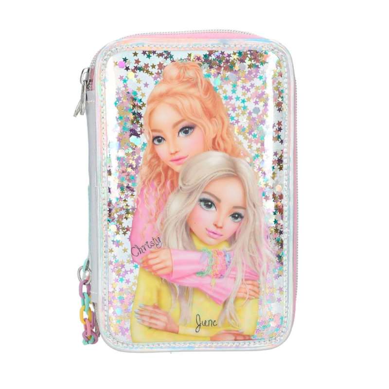 TOPModel 3 Fach Federtasche ELECTRIC - Front