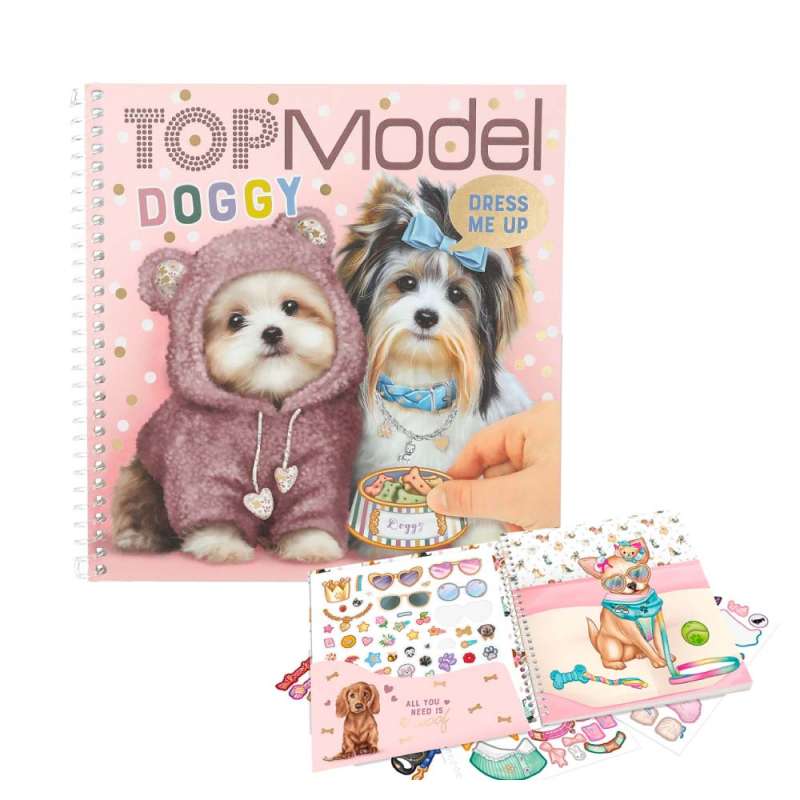 TOPModel Dress Me Up Stickerbuch DOGGY