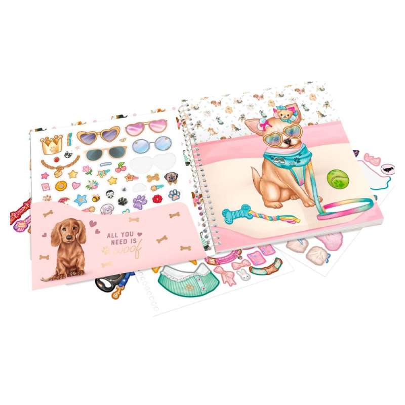TOPModel Dress Me Up Stickerbuch DOGGY - sortiert