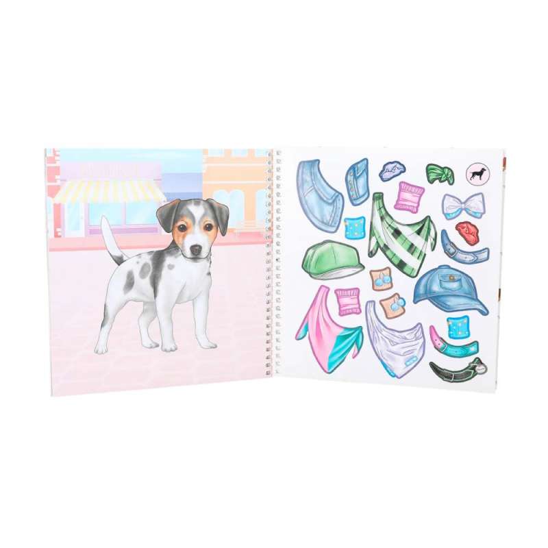 TOPModel Dress Me Up Stickerbuch DOGGY - offen