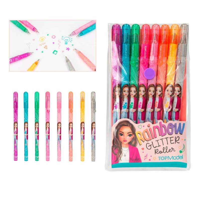TOPModel Rainbow Glitter Gel Set