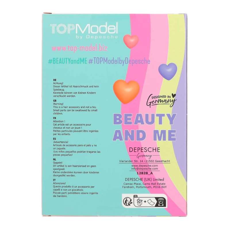 TOPModel Fixierspange BEAUTY and ME - Rückseite