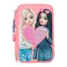 TOPModel 3 Fach Federtasche mit Wendepailletten - Front