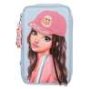 TOPModel 3 Fach Federtasche mit Applikation TEAM TEDDY - Front