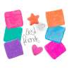 TOPModel Knetradiergummi Neon und Glitter - Radiergummi